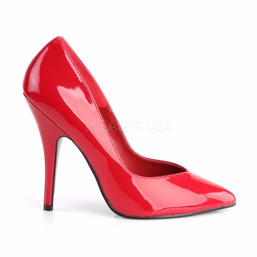 Product image of Pleaser Seduce-420V Red Patent, 5 inch (12.7 cm) Heel Court Pump Shoes