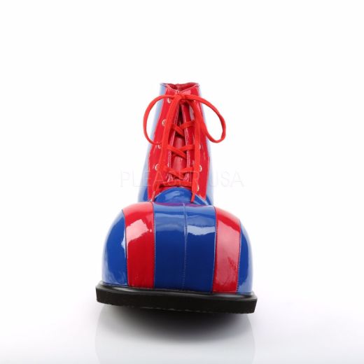 Product image of Funtasma Clown-05 Red-Blue Patent Ankle Boot