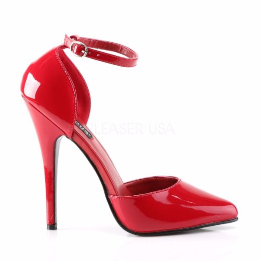 Product image of Devious Domina-402 Red Patent, 6 inch (15.2 cm) Heel Court Pump Shoes