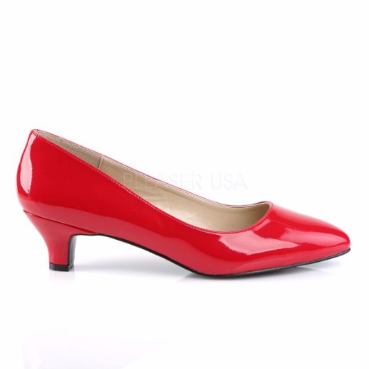 Product image of Pleaser Pink Label Fab-420 Red Patent, 2 inch (5.1 cm) Heel Court Pump Shoes