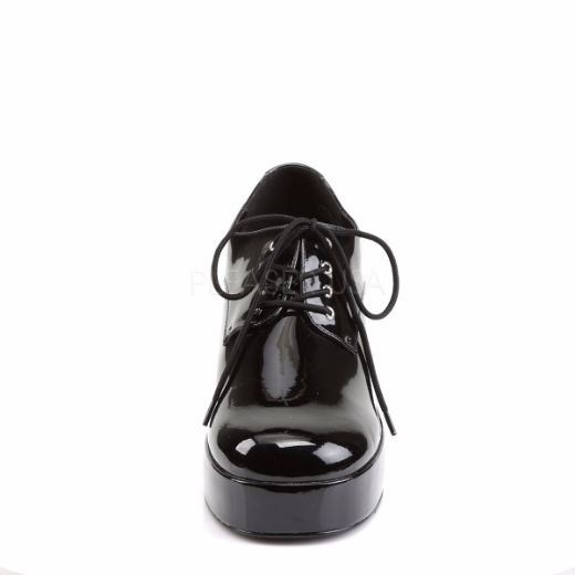 Product image of Funtasma Jazz-02 Black Patent, 3 1/2 inch (8.9 cm) Heel, 1 1/2 inch (3.8 cm) Platform Court Pump Shoes