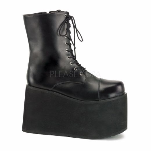 Product image of Funtasma Monster-10 Black Pu, 5 inch Platform Ankle Boot