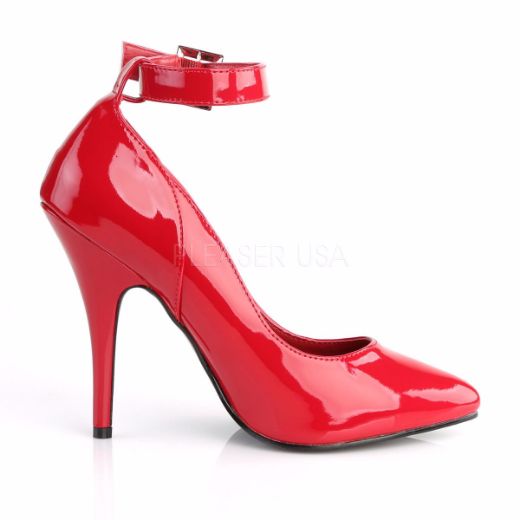 Product image of Pleaser Seduce-431 Red Patent, 5 inch (12.7 cm) Heel Court Pump Shoes