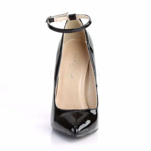 Product image of Pleaser Sexy-23 Black Patent, 5 inch (12.7 cm) Heel Court Pump Shoes