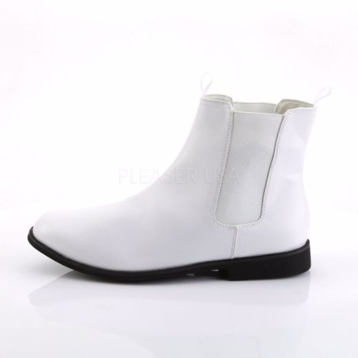 Product image of Funtasma Trooper-12 White Pu, 1 inch (2.5 cm) Flat Heel Sandal Shoes
