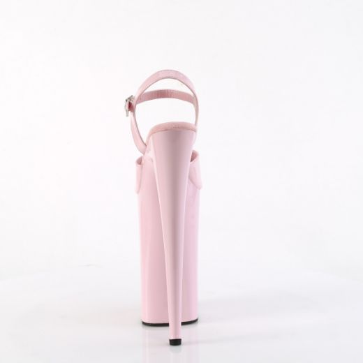 Product image of Pleaser BEYOND-009 B. Pink Pat/B. Pink 10 Inch Heel 6 1/4 Inch PF Ankle Strap Sandal