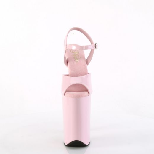 Product image of Pleaser INFINITY-909 B. Pink Pat/B. Pink 9 Inch Heel 5 1/4 Inch PF Ankle Strap Sandal