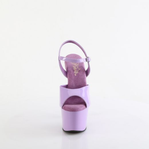 Product image of Pleaser ADORE-709 Lavender Pat/Lavender 7 Inch Heel 2 3/4 Inch PF Ankle Strap PF Sandal