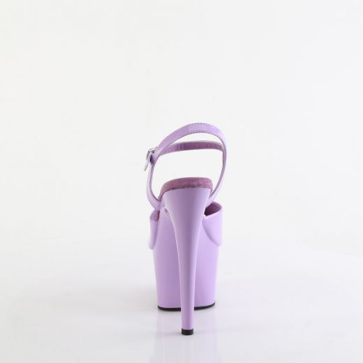 Product image of Pleaser ADORE-709 Lavender Pat/Lavender 7 Inch Heel 2 3/4 Inch PF Ankle Strap PF Sandal