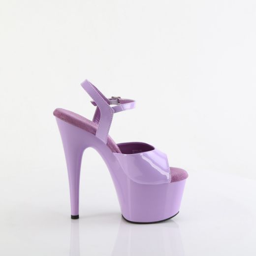Product image of Pleaser ADORE-709 Lavender Pat/Lavender 7 Inch Heel 2 3/4 Inch PF Ankle Strap PF Sandal
