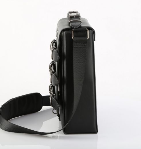 Product image of Demoniacult HB-660 Blk Vegan Leather Faux Leather Crossbody 20x26x8 cm Bag
