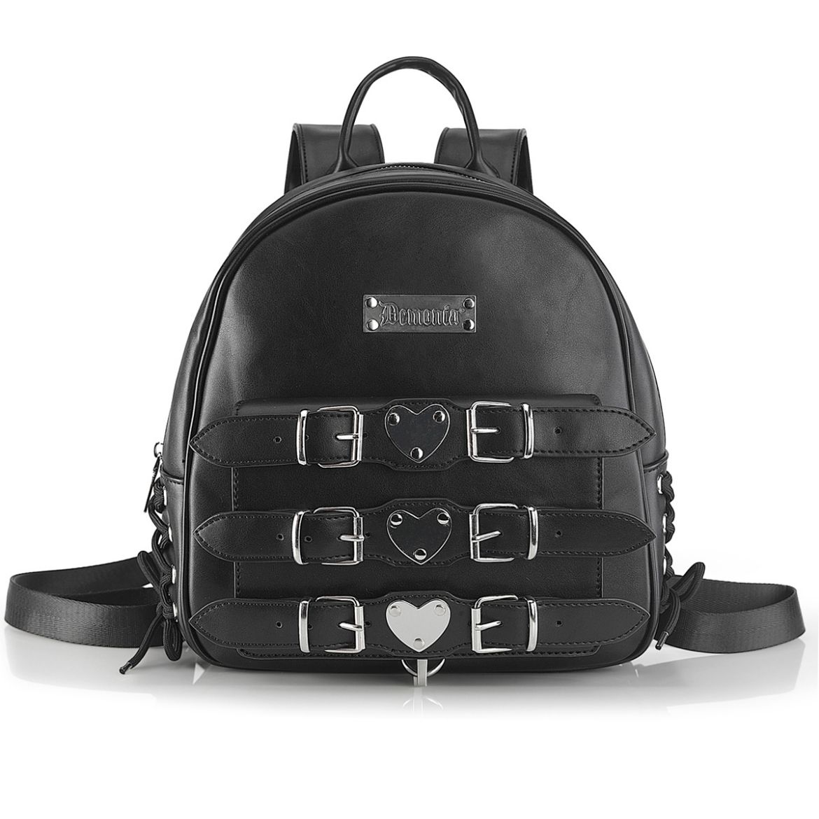 Product image of Demoniacult HB-675 Blk Vegan Leather Faux Leather Mini 26x28x10 cm Backpack