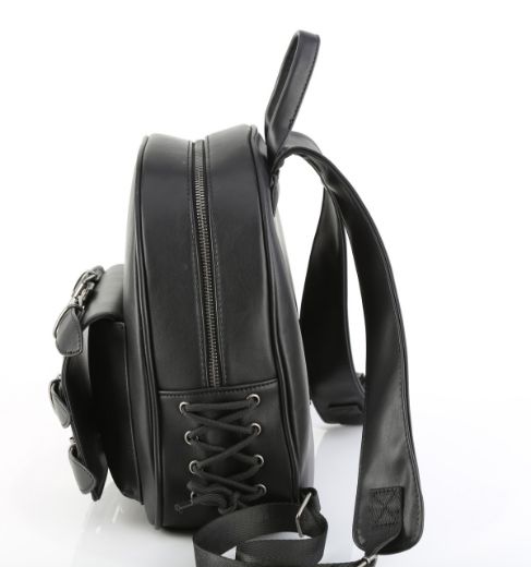 Product image of Demoniacult HB-675 Blk Vegan Leather Faux Leather Mini 26x28x10 cm Backpack