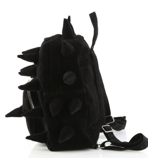 Product image of Demoniacult HB-113 Blk Velvet Velvet Spiked Mini Backpack 28x33x13 cm